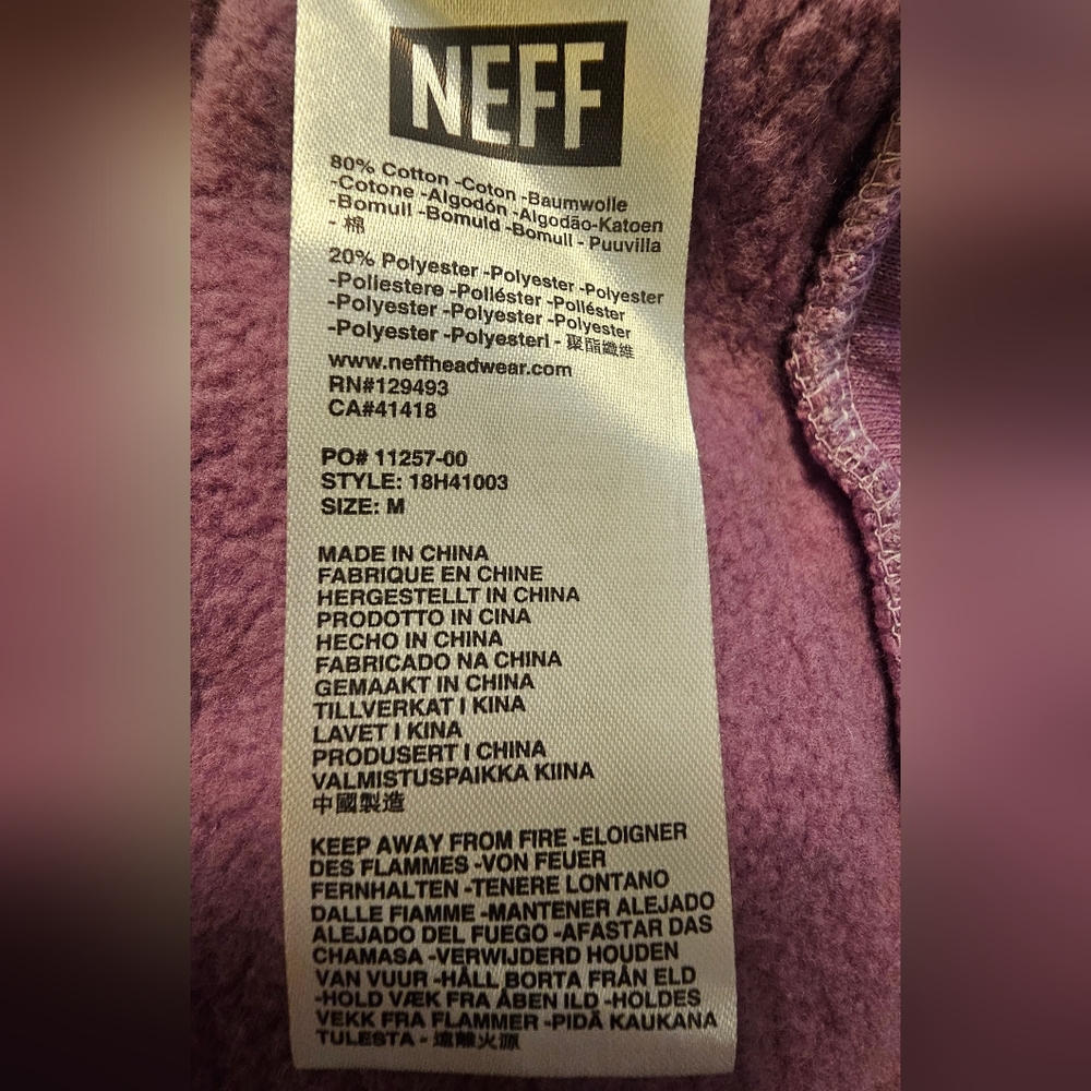 NWOT NEFF Tie Dye Sweatshirt - Picture 2 of 4